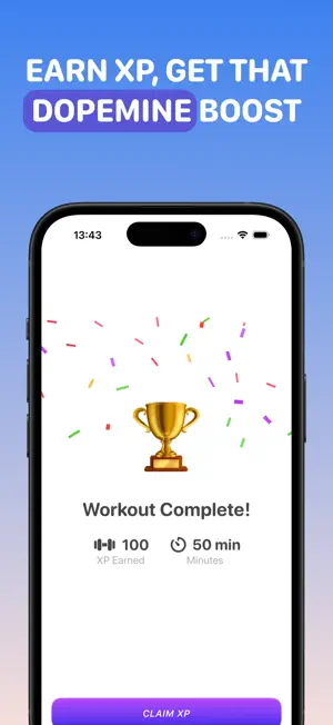 Workout Log Gamified: BlazeFit screenshot 2