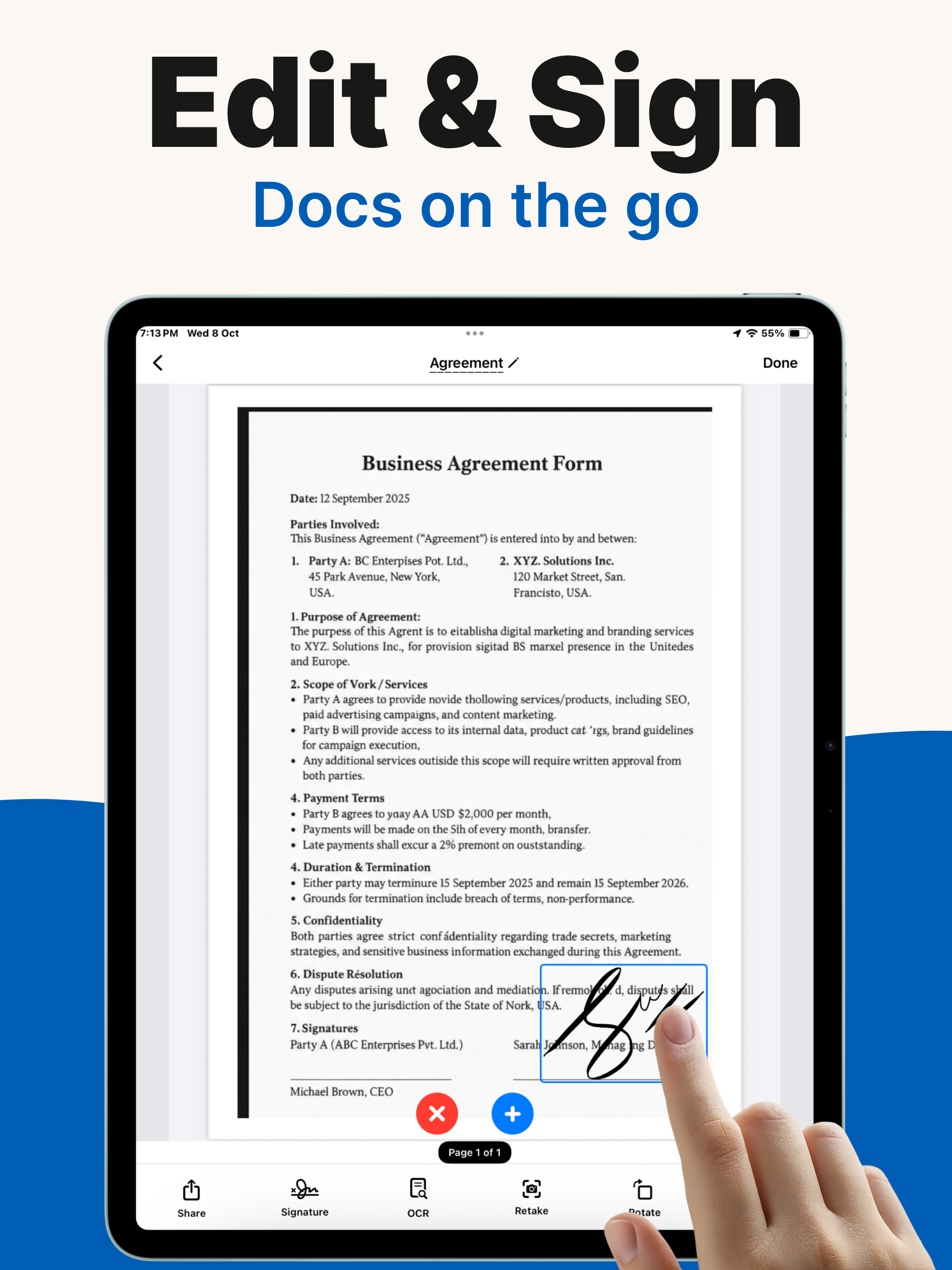 Photo to PDF: Scanner & Sign screenshot 9