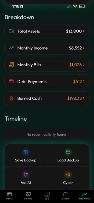 Debt Control screenshot 1