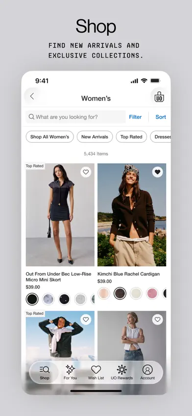 Urban Outfitters screenshot 1