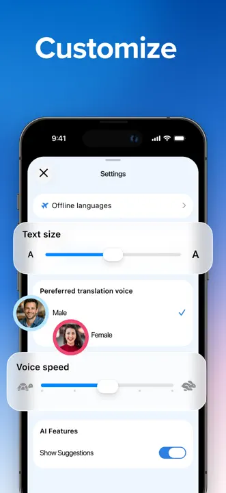 Talk & Translate AI Translator: Screenshot 8 von 8