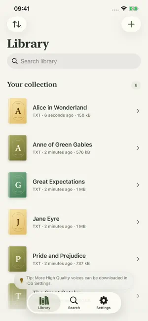 SimplyRead - EBook Reader screenshot 1