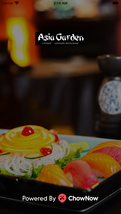 Asia Garden iPhone screenshot 1 - Food & Drink app