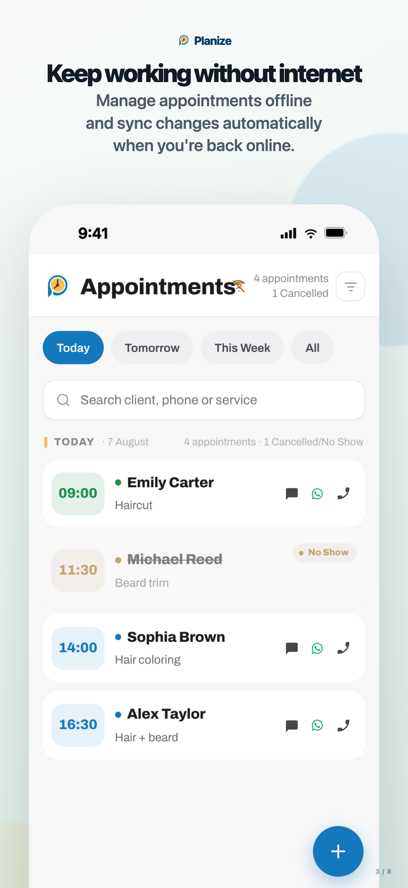 Planize: Appointment Planner screenshot 3