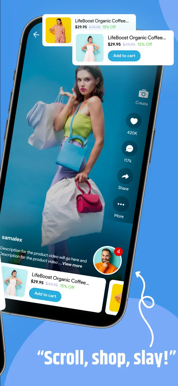 Screenshot #1 pour Shopar - Watch and Shop