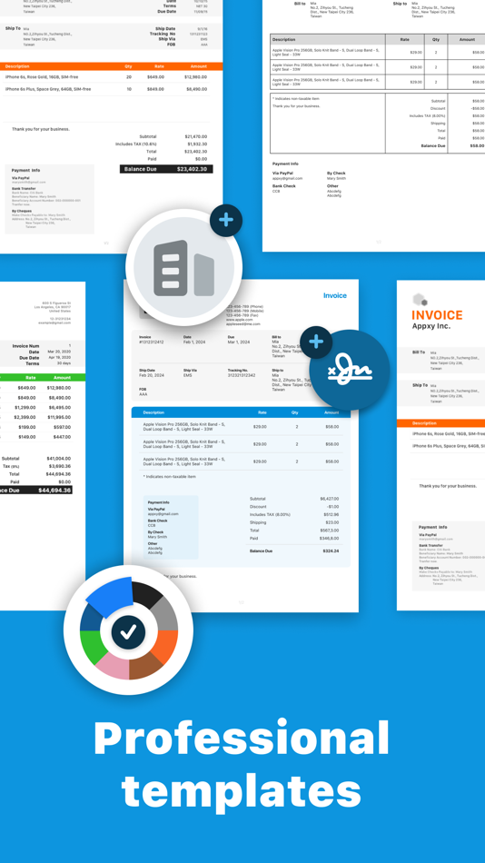 #6. Tiny Invoice - Invoice Maker (iOS) By: TinyWork Apps