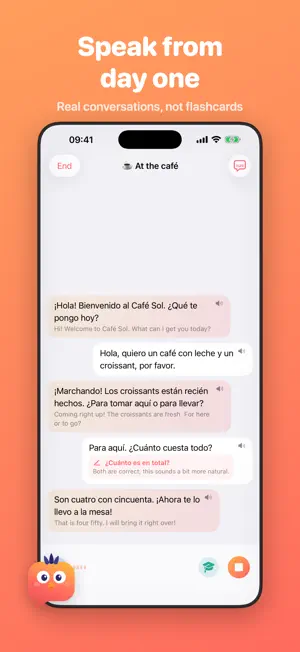 Polly AI: Speak Languages screenshot 1