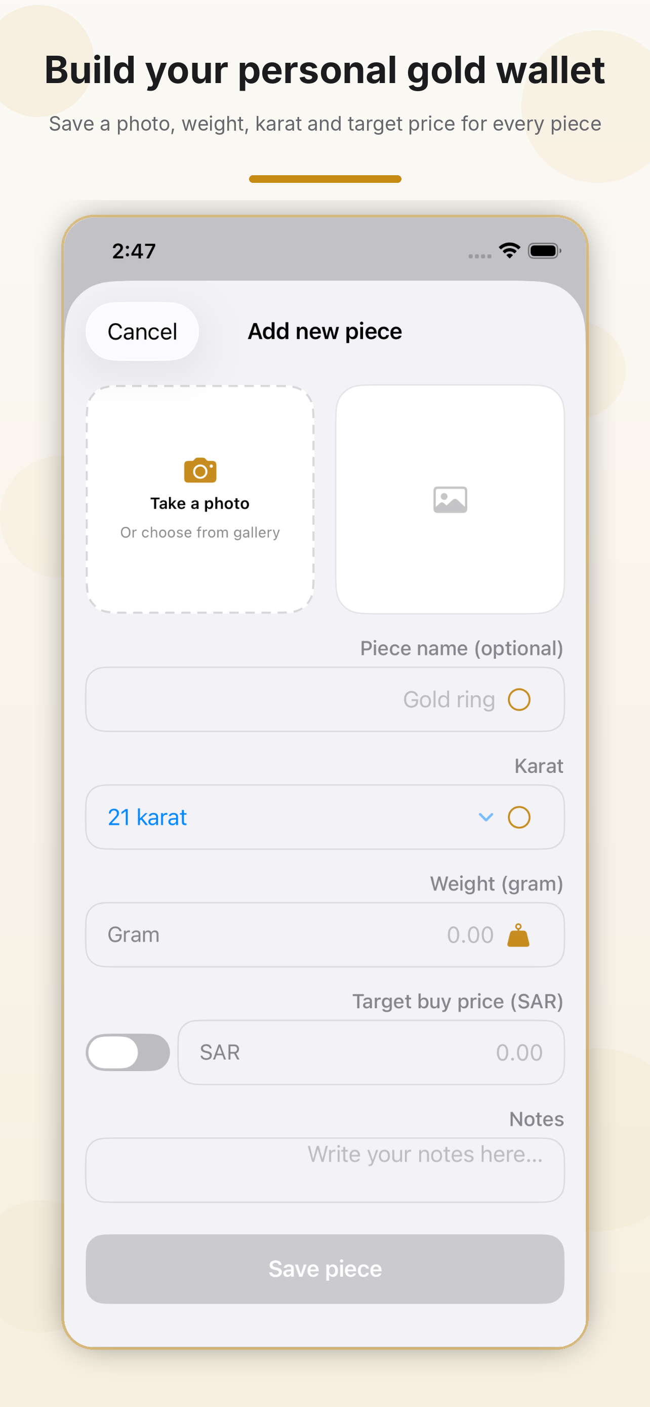 Dahabi: Gold Tracker screenshot 3