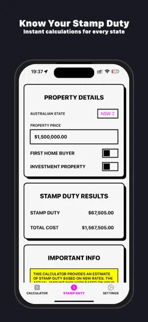 Sparrow Property Calculator screenshot 3