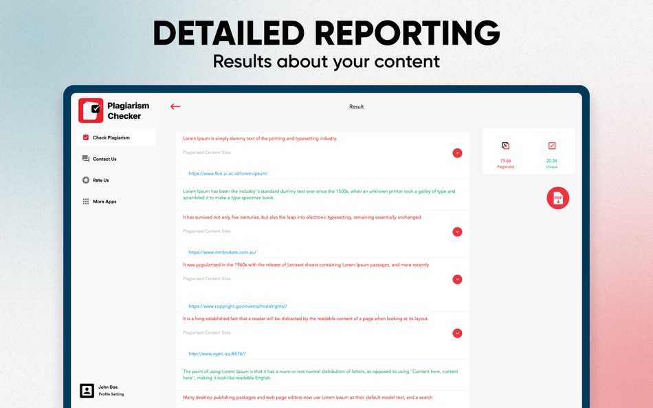 #5. Plagiarism Checker (macOS) 由: CONTENT ARCADE DUBAI LTD FZE