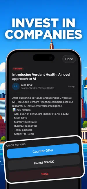 Startup Game Tycoon - VC Phone screenshot 2