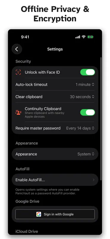 PanicVault - Password Manager screenshot 9 of 10