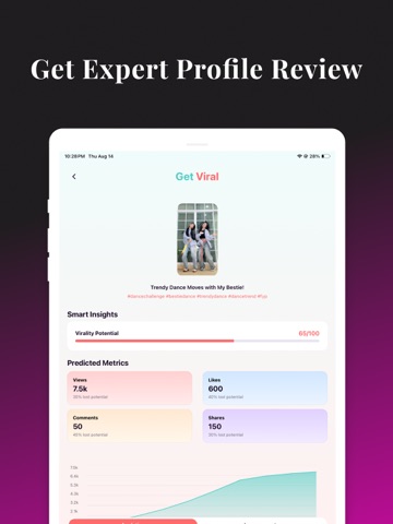 Get Viral: AI Video Analyzer iPad screenshot