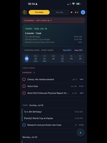 The Husband App: Household AI iPad screenshot
