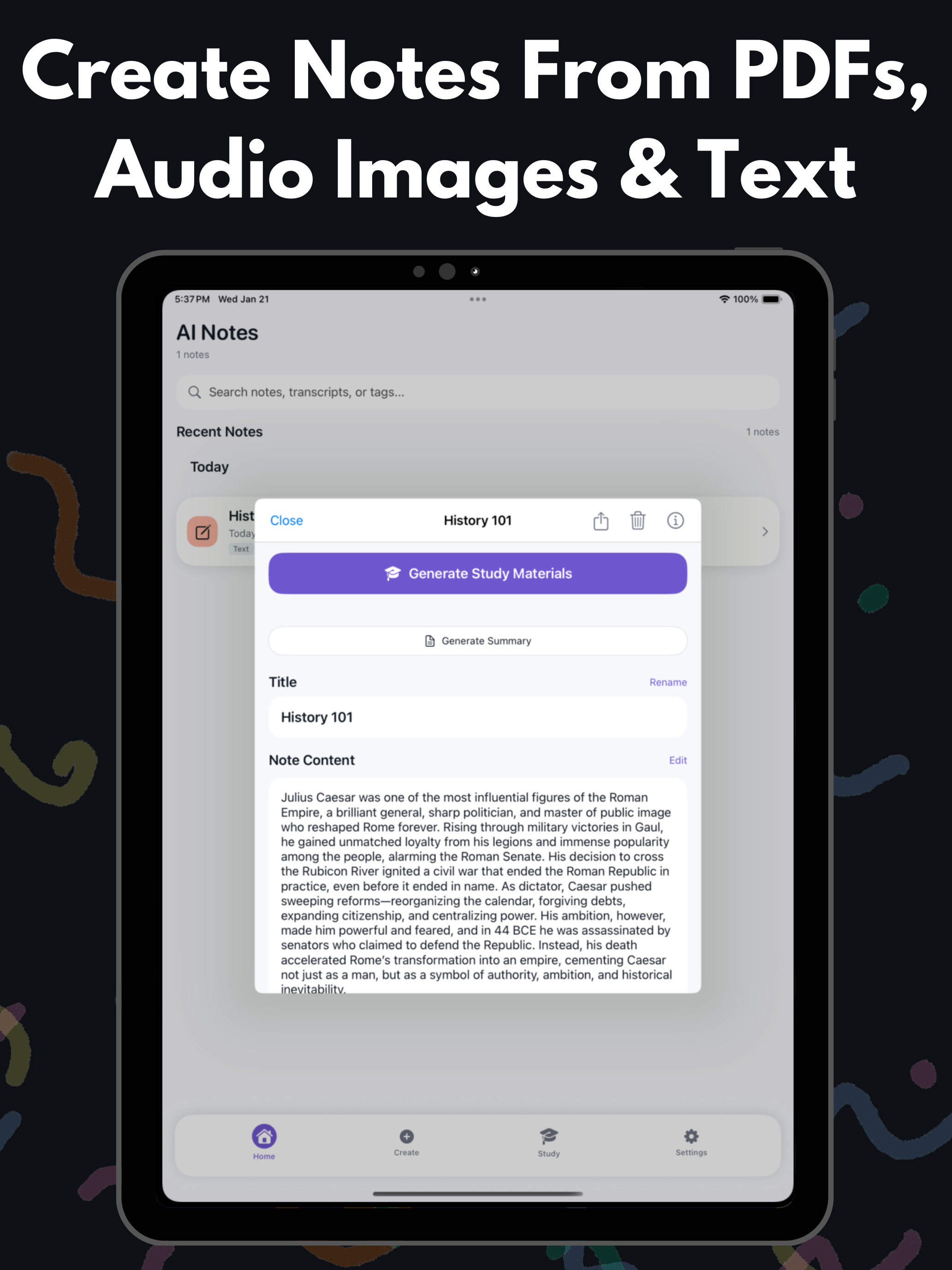 AI Notes & Voice Recorder
