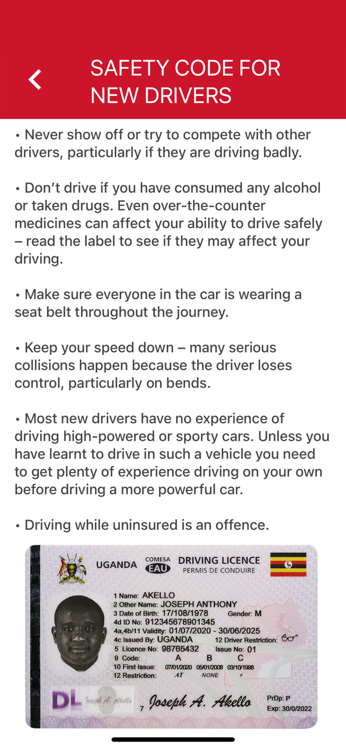 Uganda Driving Theory Revision