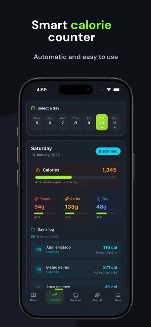 Chefly.AI - Cuenta Calorías screenshot 3