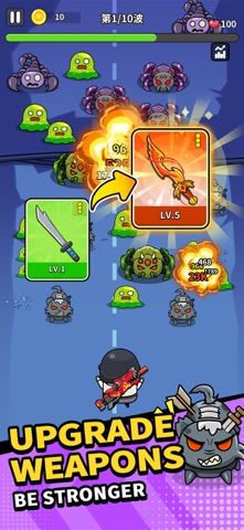 Zombie Bag： Backpack Survivor iPhone screenshot