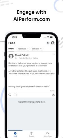 AIPerform screenshot