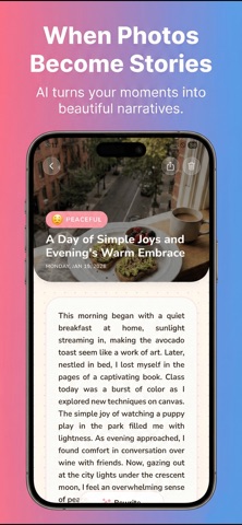 DaySnap AI : 照片变日记 screenshot