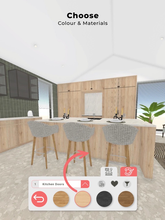 Decor Creator: Home Design iPad screenshot 3 - Education app