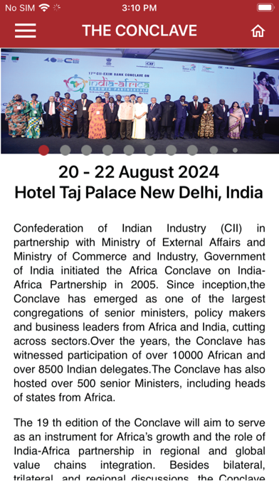 India – Africa Conclave Screenshot