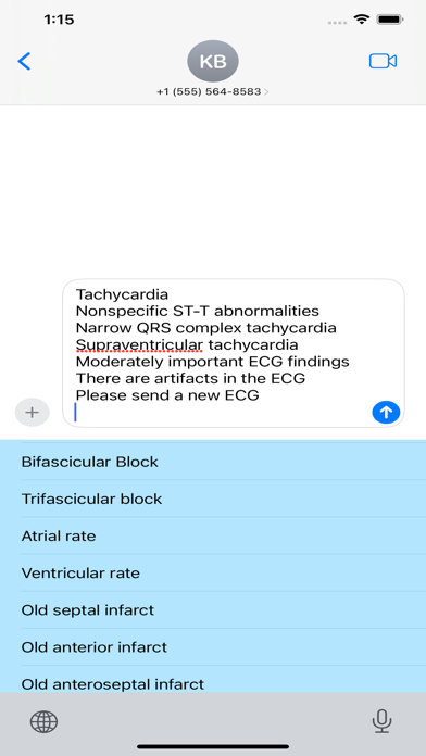 ECG Keyboard Screenshot