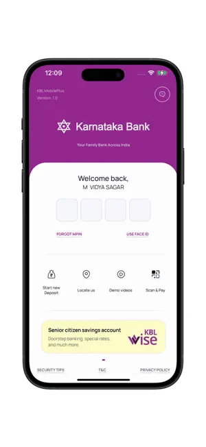KBL MOBILE Plus screenshot 1