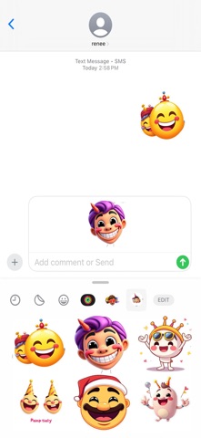 Tell Joke Day Stickers screenshot