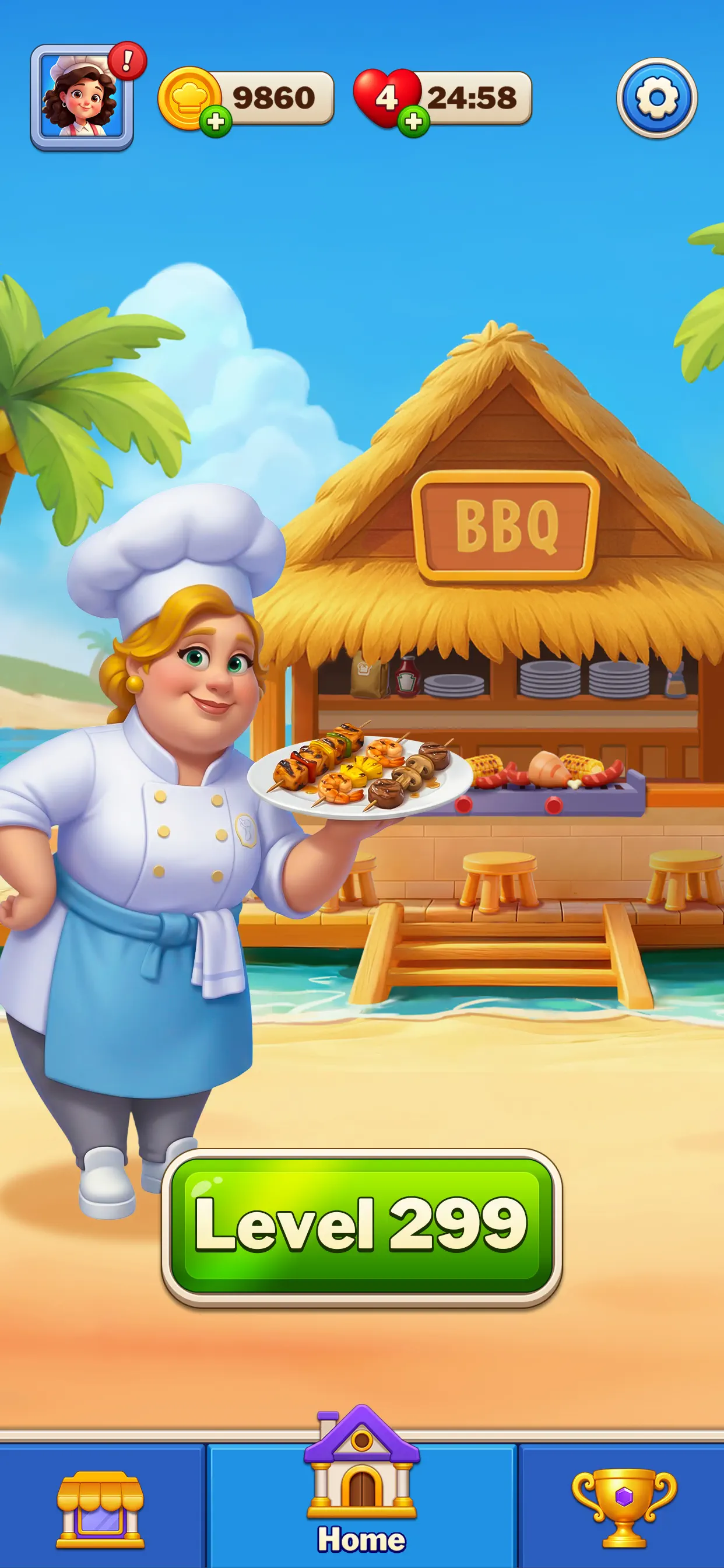 #8. Grill Match - Food Sort Puzzle (iOS) By: Guru Smart Holding Limited