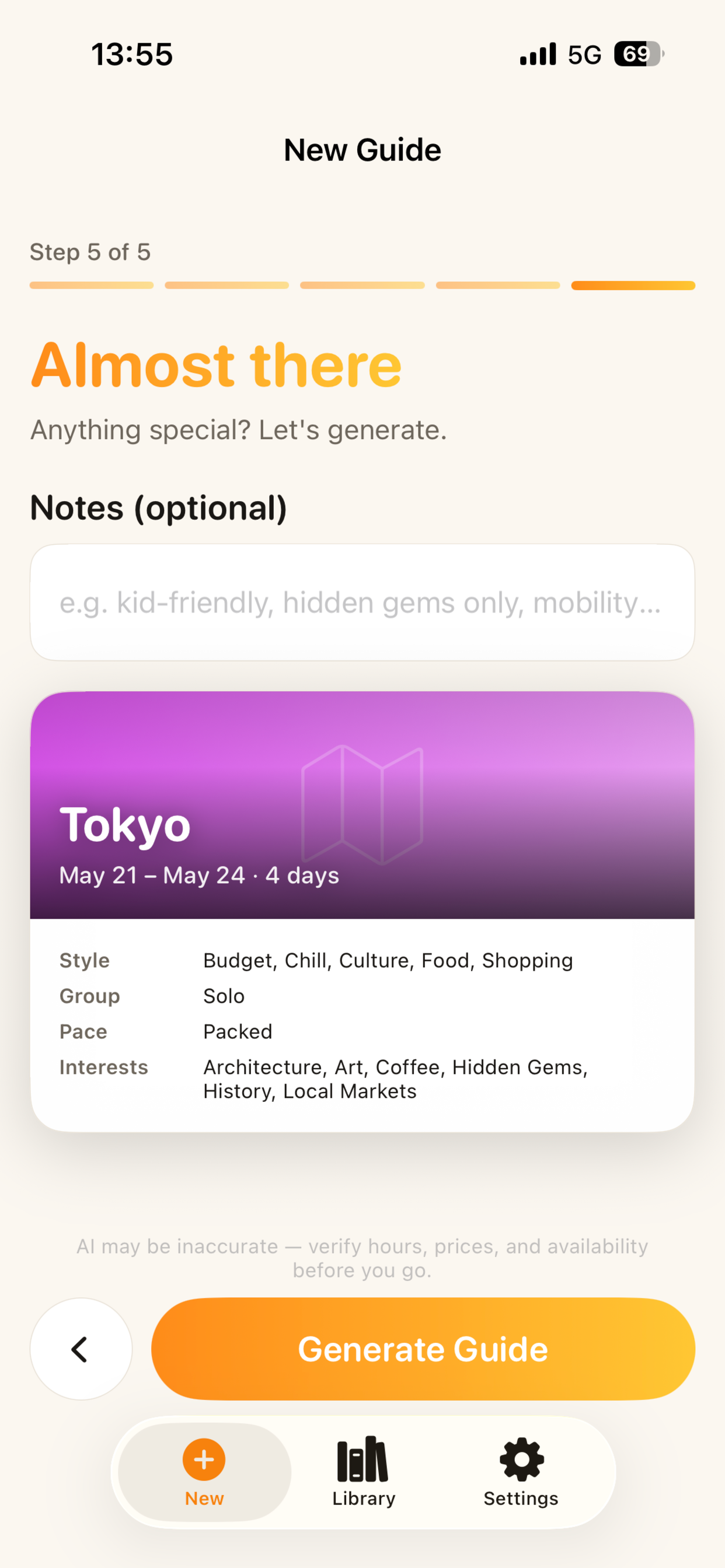 Kumquat: AI Trip Planner screenshot 5