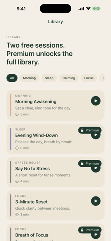 Solace: Sleep Meditation Screenshot 5 of 6