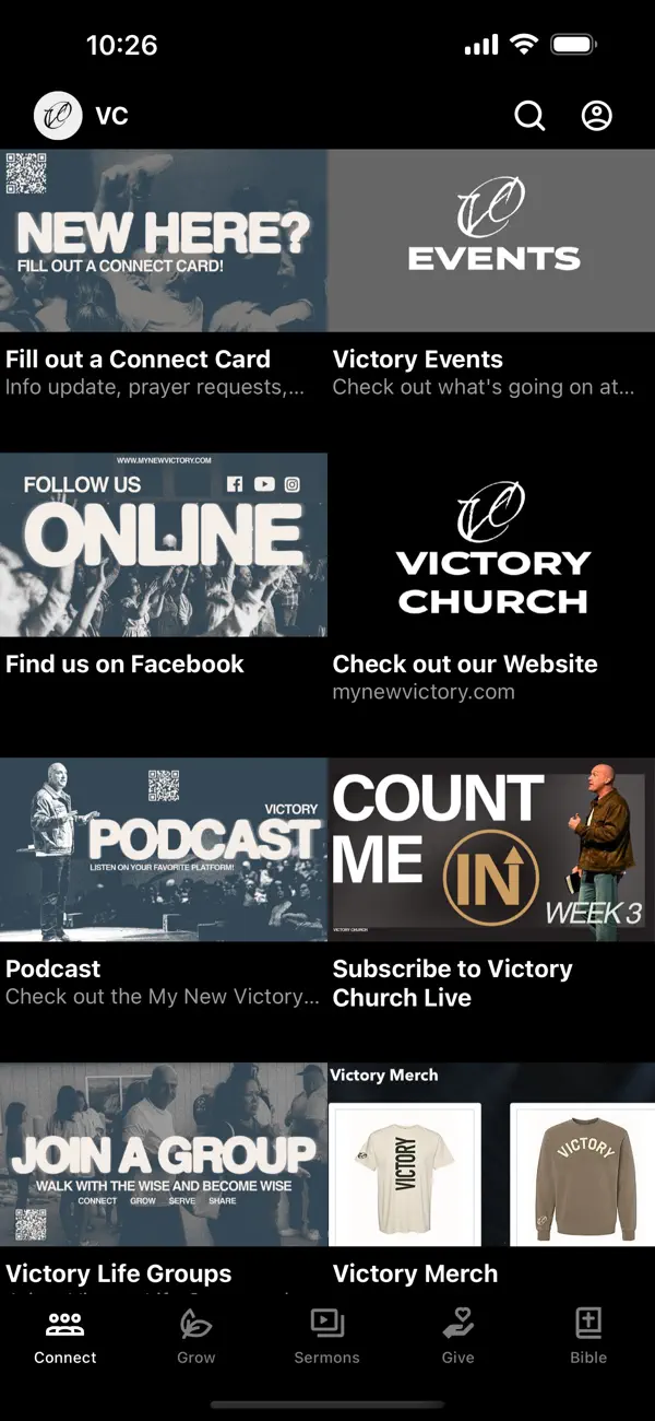 Screenshot #1 pour Victory Church Live