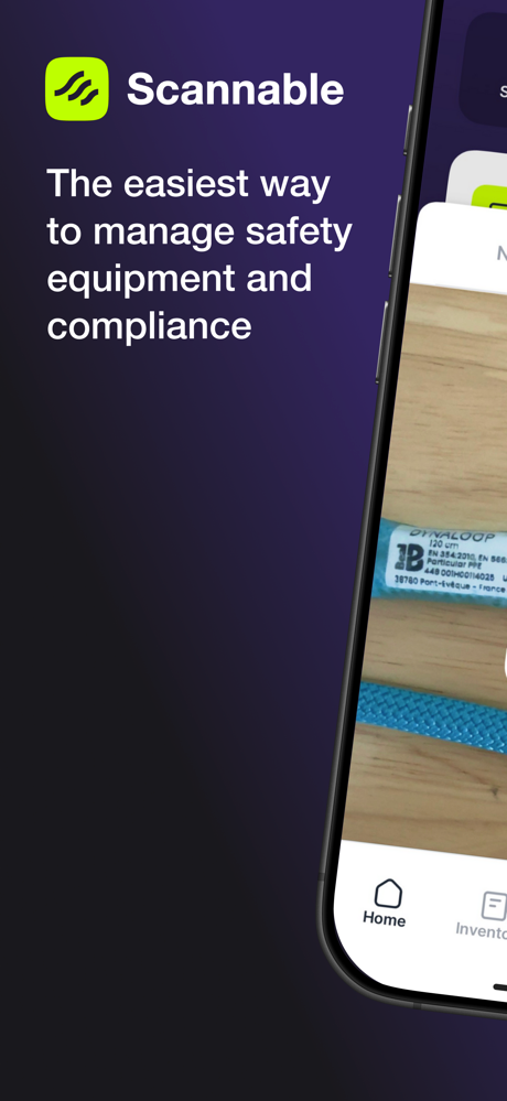 Scannable Safety Equipment App screenshot 1