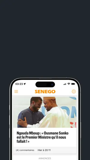 Senego: News in Senegal screenshot 1