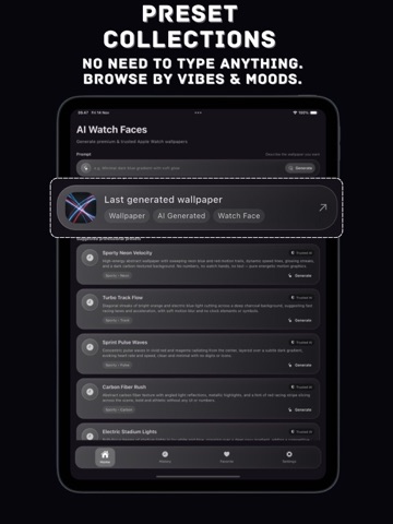 AI Watch Faces : Wallpaper AI iPad screenshot
