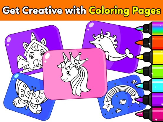 Screenshot #5 pour Jeux de coloriage de licorne