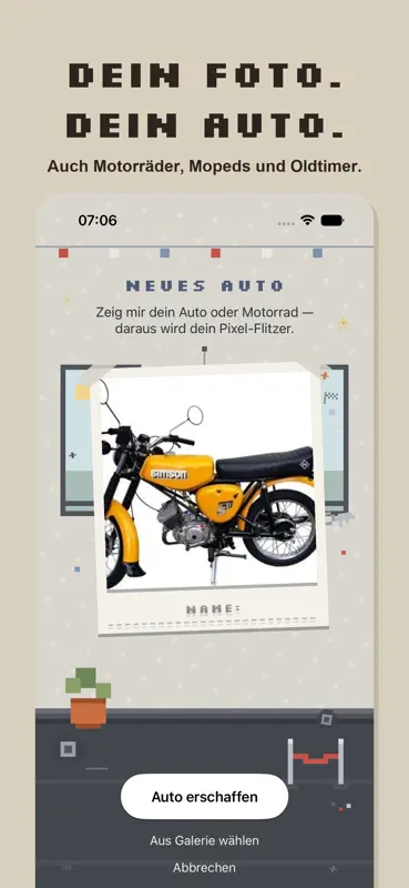 Pixel Garage – Dein Pixel-Auto screenshot 2 of 5