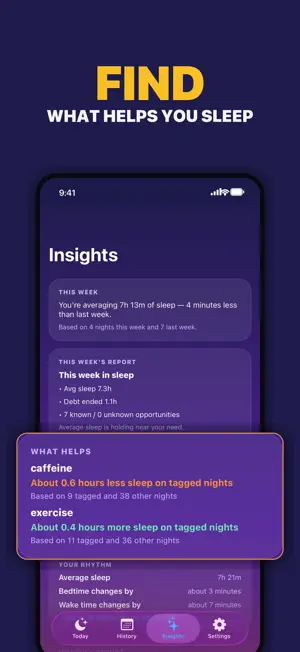 Moonrise: Sleep Debt Tracker screenshot 2