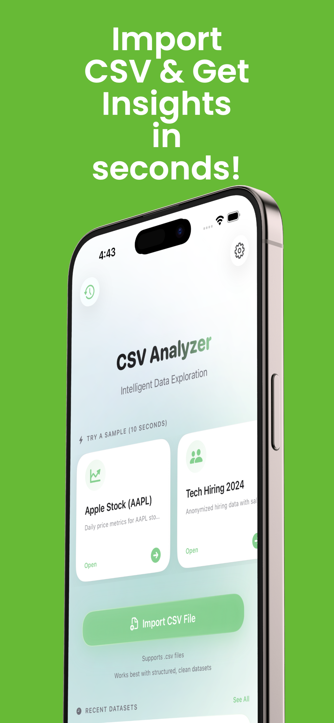 CSV Analyzer : Data Analysis