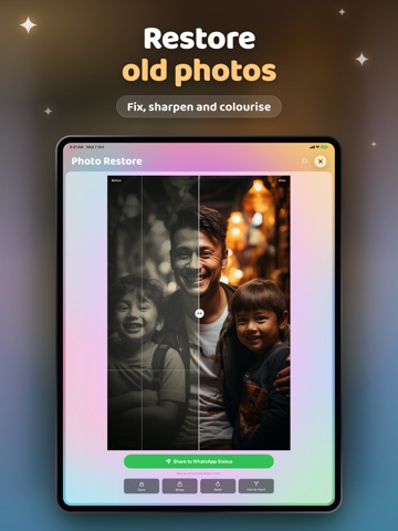 PureStatus: ByeBye Blur Status iPad screenshot 5
