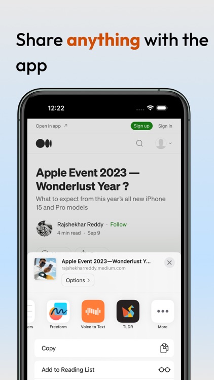 TLDR: Smart Text Summaries