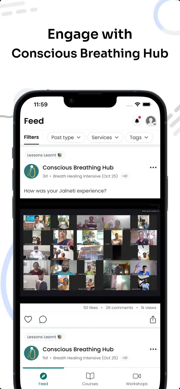 Screenshot #2 pour Conscious Breathing Hub