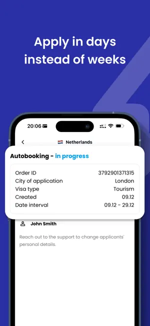 VisaBot - Visas Without Stress screenshot 2