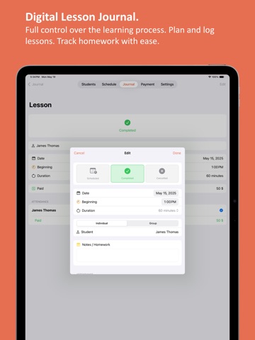 7DaysTutor: Tutor Assistant iPad screenshot