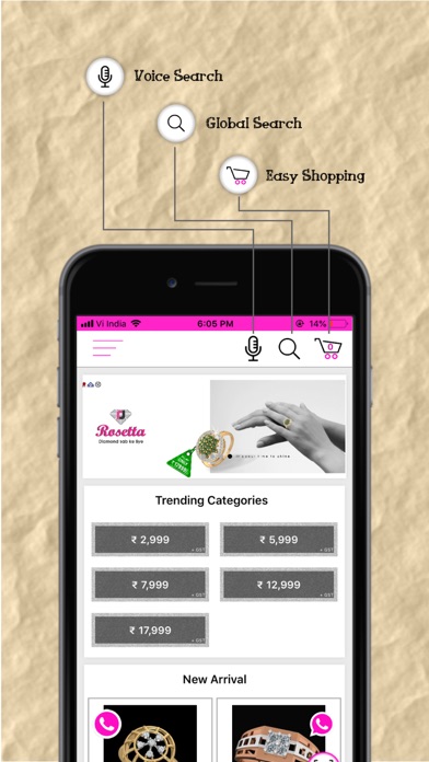 Screenshot #2 pour Rosetta Diamond Jewellery
