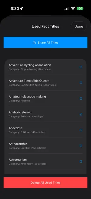 WikiCurios screenshot 4