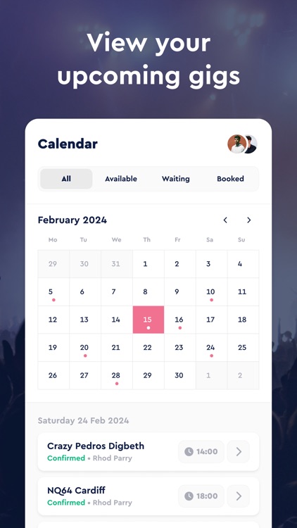 GigPig: Book Gigs. Get Gigs. screenshot-4
