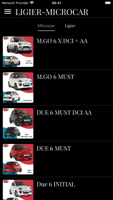LIGIER - MICROCAR ESP Screenshot 2 - AppWisp.com LIGIER - MICROCAR ESP Screenshot 2 - AppWisp.com