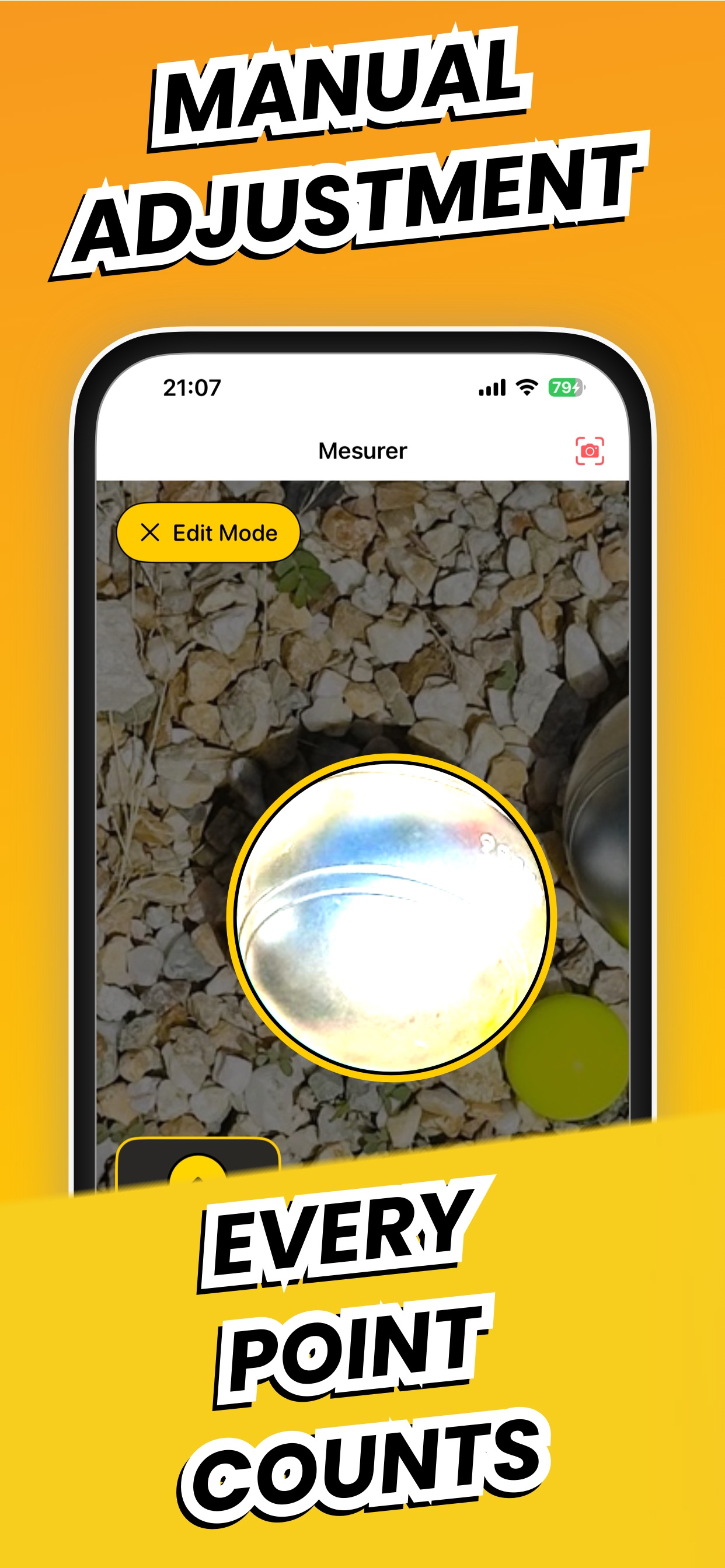 Petanque Measure: Cochonnet